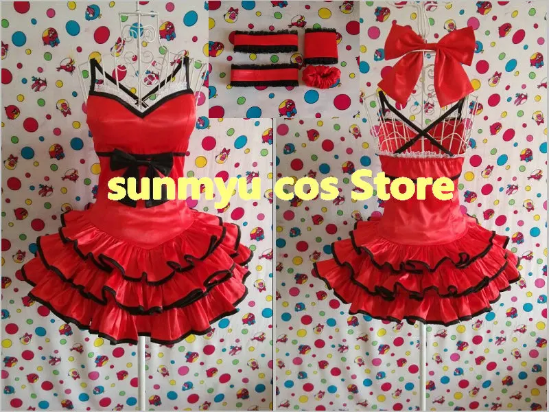 

Free Shipping! Fate/Extra CCC Nero,Red Dress cosplay costume,Size customizable,Halloween