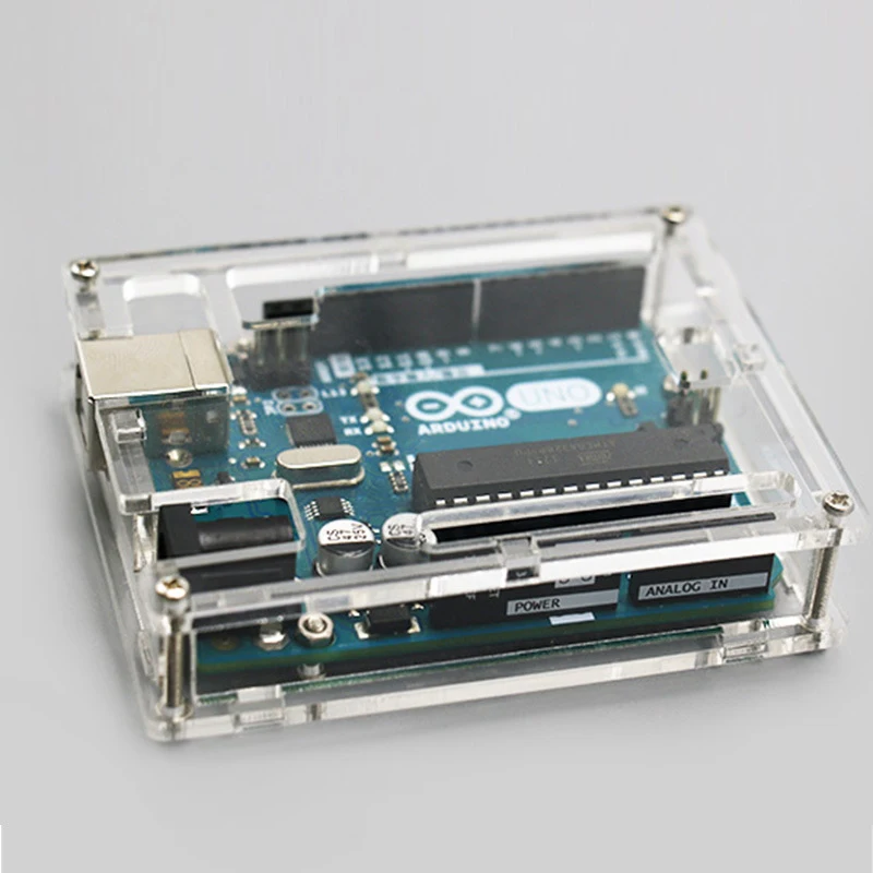 

One Set Transparent Box Case Shell for Arduino UNO R3
