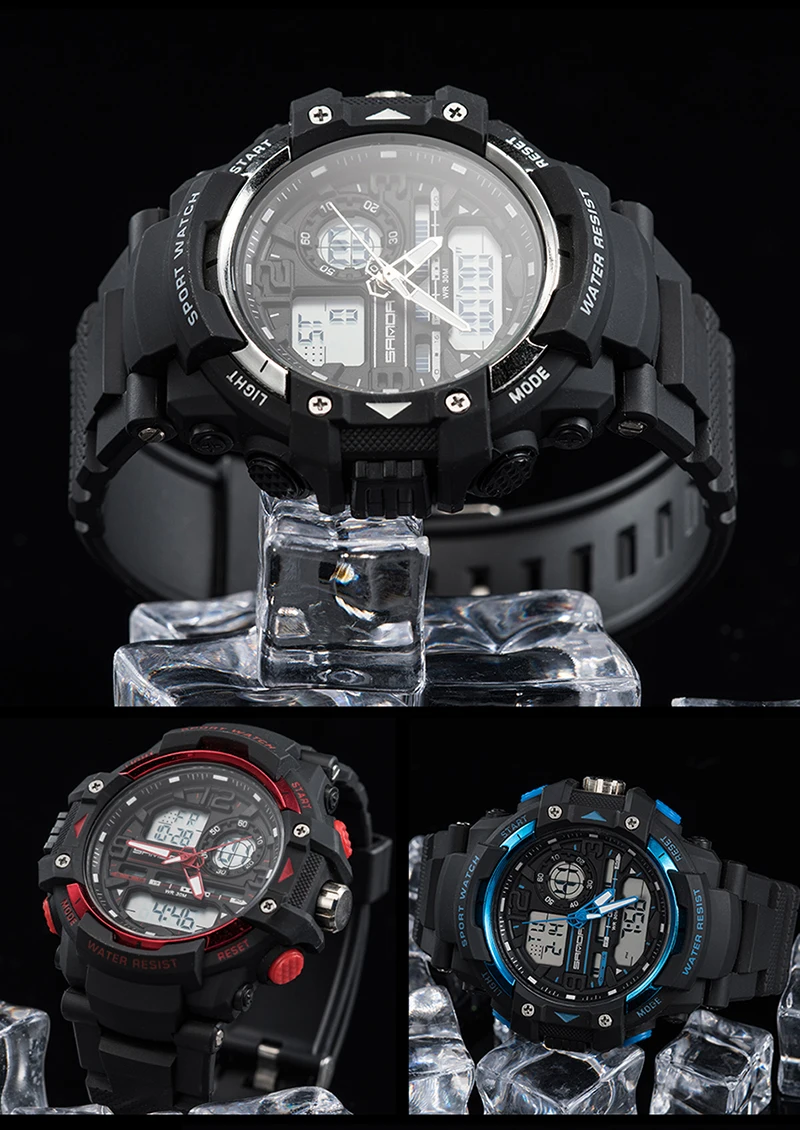 Sanda брендовые военные мужские часы лучший бренд Роскошные водонепроницаемые спортивные часы мужские S Shock кварцевые часы Relogio Masculino