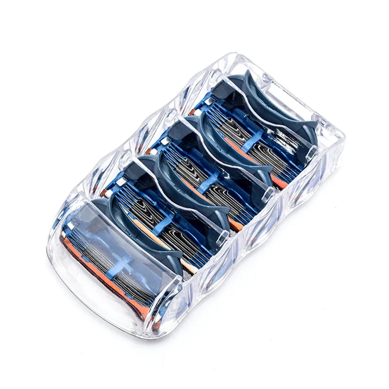 Onei Brand 4pcs/lot Razor Blade For Men Shaving Blades Safety Blades Cassette Shaver Suit For Gillette Fusion proglide Onei Brand 4pcs/lot Razor Blade For Men Shaving Blades Safety Blades Cassette Shaver Suit For Gillette Fusion proglide