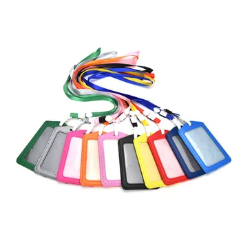 

1PCS Candy Colors Name Credit Card Holders Card Neck Strap Card Identity badge