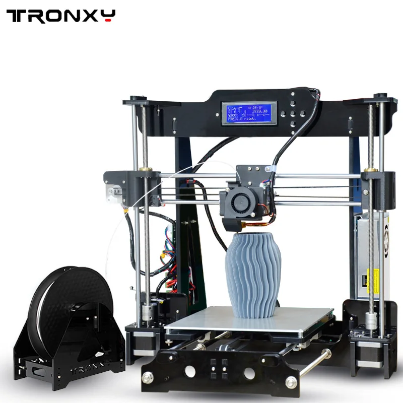 tronxy Полный модели 3d принтеры наборы экструзии DIY kit печать нити 8 Гб SD карты