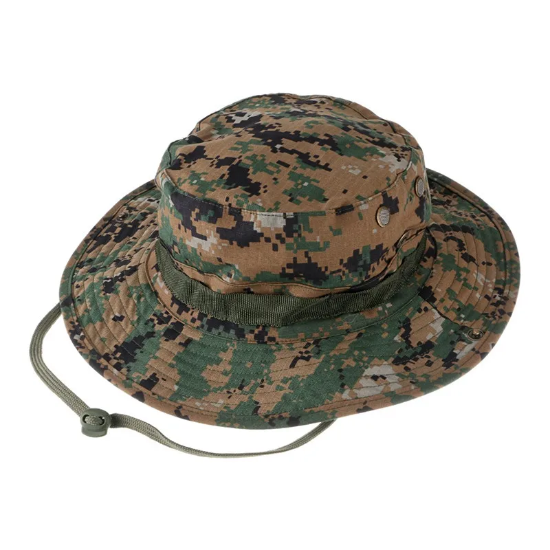 

Military Cap Camouflage Bucket Hat Multifunctional Hunting Caps Camping Hiking Outdoor Sunproof Hats