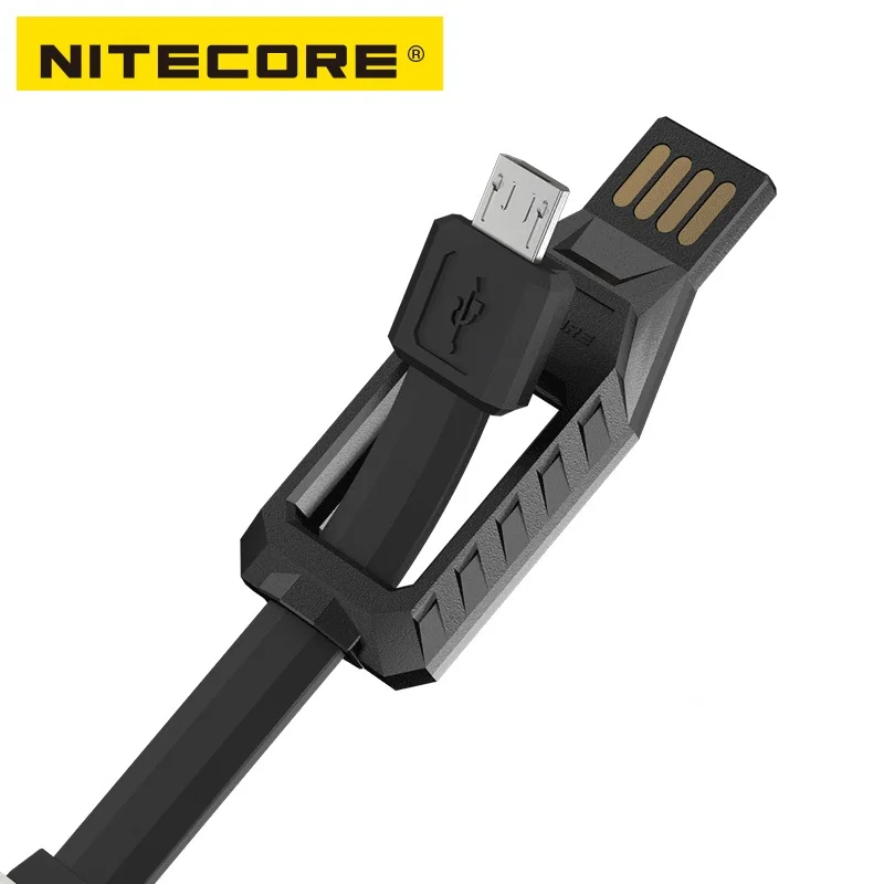 NITECORE LC10 портативное магнитное внешнее USB зарядное устройство для цилиндра литий-ионная аккумуляторная батарея 1A MAX DC 5V с датчиком светильник