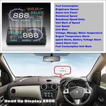 Автомобилей HUD Head Up Дисплей для Renault lodgy 2012~-автомобильный компьютер Экран Дисплей проектор refkecting лобовое стекло