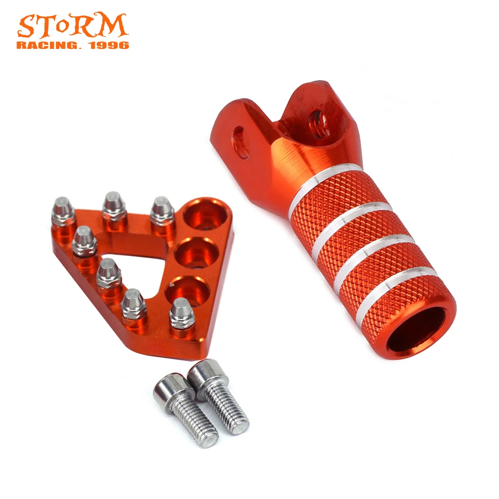 Rear Brake Pedal Step Plate Gear Shifter Lever Tip For KTM EXC SX XCF duke125 200 390 990 950 ADVENTURE 690 DUKE SMC 690 ENDURO