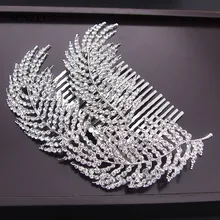 Stunning Beaded Bridal Comb Hair Accessories Leaf Sharp Gorgeous Hair Decoration Headband SHA07 Stunning Beaded Bridal Comb Hair Accessories Leaf Sharp Gorgeous Hair Decoration Headband SHA07