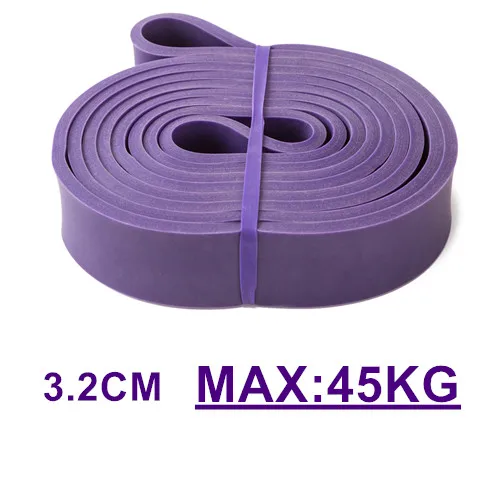 Эспандер для упражнений эластичная лента для тренировки рубер петля Кроссфит силовой пилатес оборудование для фитнеса тренировка экспандер унисекс - Цвет: Purple