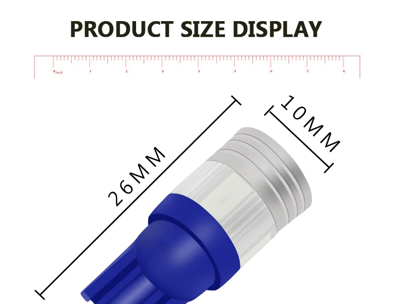 2x T10 супер яркий 6 SMD 5630 Светодиодный объектив проектора Автомобильный Клин лампа WY5W W5W 6SMD 5730 светодиодный автомобилей габаритные огни Парковка лампы DC 12 V