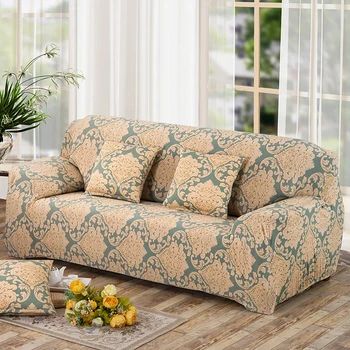 

Lellen Sofa cover Print floral couch cover Polyester bench Covers Elastic stretchy Furniture Slipcovers For Christmas home decor