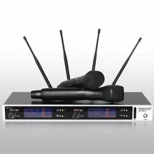 New Top Quality! Verdadeira diversidade sistema de microfone sem fio digital microfone desempenho profissional digital sistema de piloto