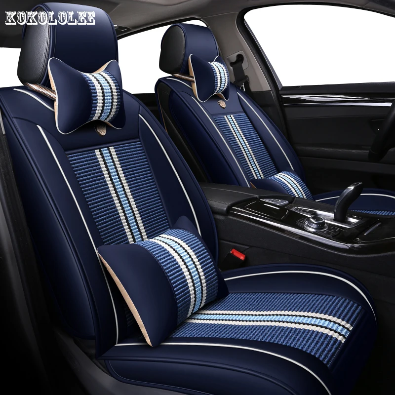 

[kokololee] car seat cover for land rover defender mazda volvo c30 renault laguna 3 vw tiguan 2017 for jeep renegade car-styling