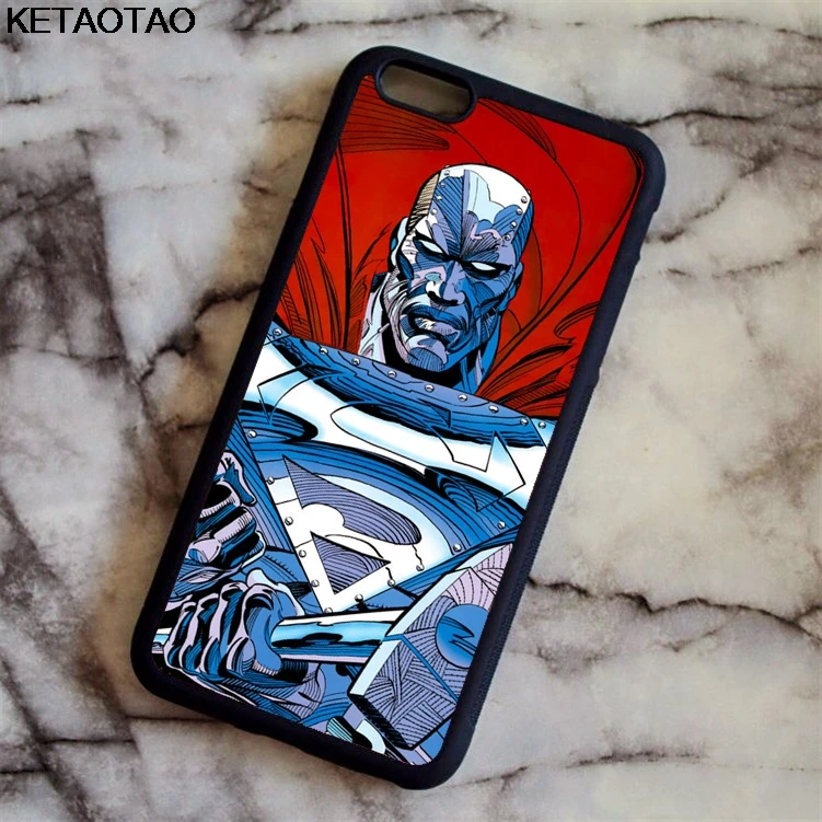 KETAOTAO Супермен телефонные чехлы для iPhone 4S 5C 5S 6 6S 7 8 Plus X Samsung S8 NOTE чехол Мягкий ТПУ
