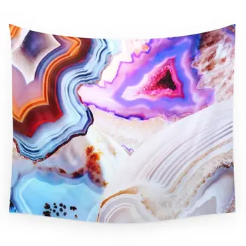 

Agate, A Vivid Metamorphic Rock On Fire Wall Tapestry Hanging Tapestry For Wall Decoration Fashion