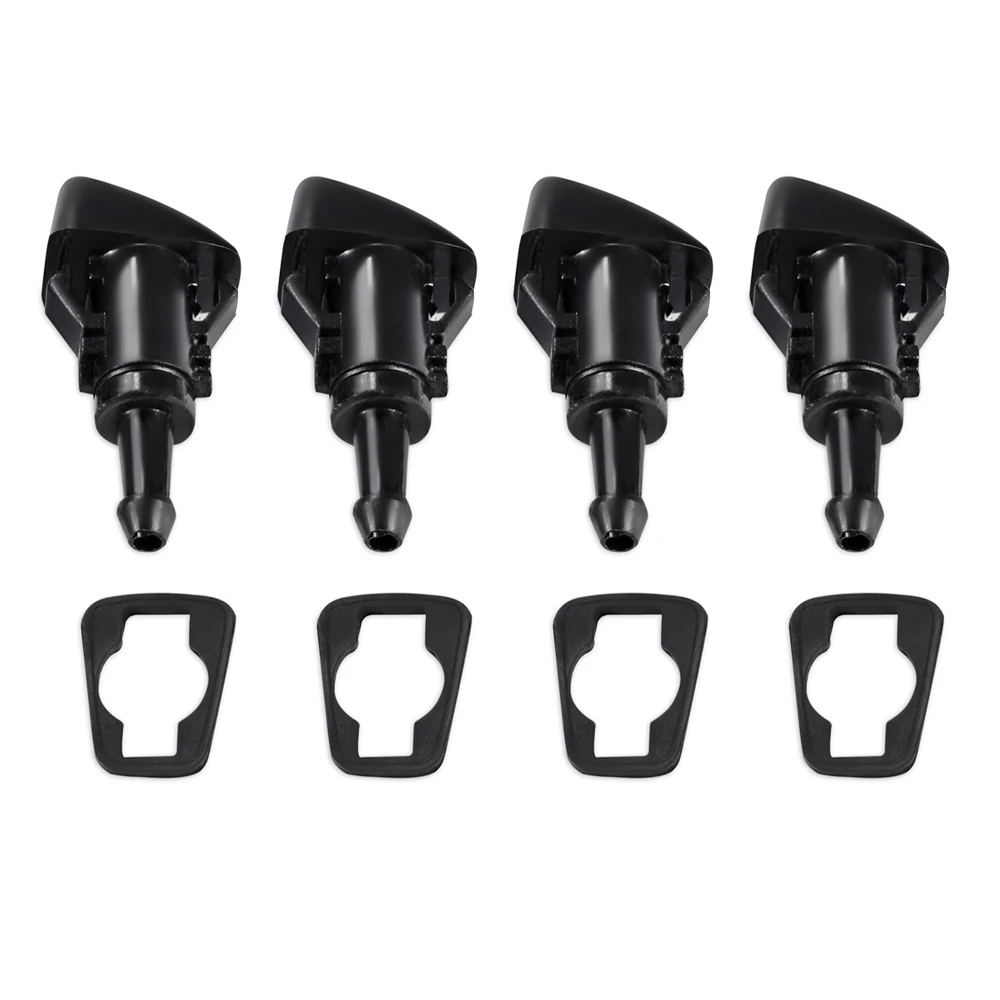 

SITAILE 4PCS Windshield Washer Wiper Spray Nozzle Front for Chrysler 300 Dodge Ram Charger JEEP GRAND CHEROKEE 2007-2017