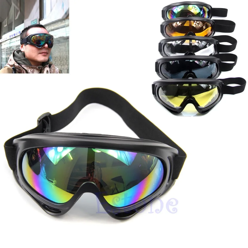 New Snowboard Dustproof Sunglasses font b Motorcycle b font Ski font b Goggles b font Lens