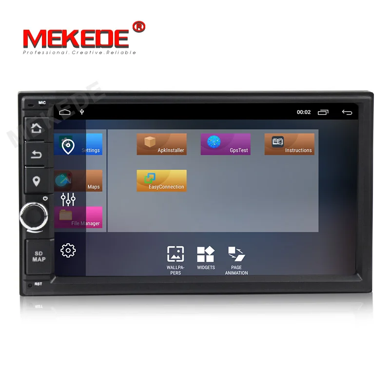 Flash Deal MEKEDE 2 Din Car Multimedia Player Android 9.1 Car Stereo Universal Car Radio DVD GPS BT For Volkswagen Nissan Toyota kia 2+32G 2