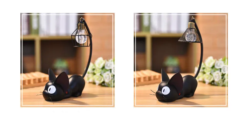 Lâmpada da Noite Luzes de Mesa para o Bebê Quarto dos Desenhos Brightinwd Crianças Quarto Decoração Lâmpadas Bonito Gato Presentes Natal Animados 14 Cheap Luzes noturnas