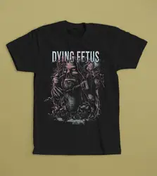 DYING FETUS черная футболка AMERICAN Американский дэт-метал группа Cannibal Corpse Футболка Летний стиль Мужская футболка Топ футболка плюс размер