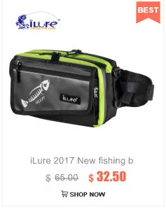 ILure новые большие спортивные сумки для рыбалки многофункциональные водонепроницаемые рыболовные снасти Сумка рюкзак 40 см* 20 см* 20 см камуфляж Pesca