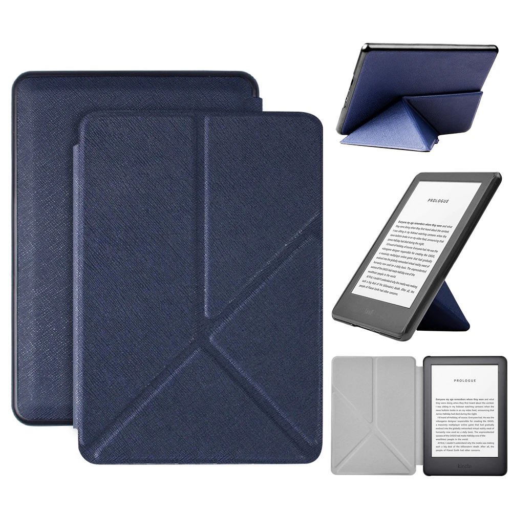 

Stand Smart Cover Origami Case for amazon Kindle 2019 released e-book reader flip leather case