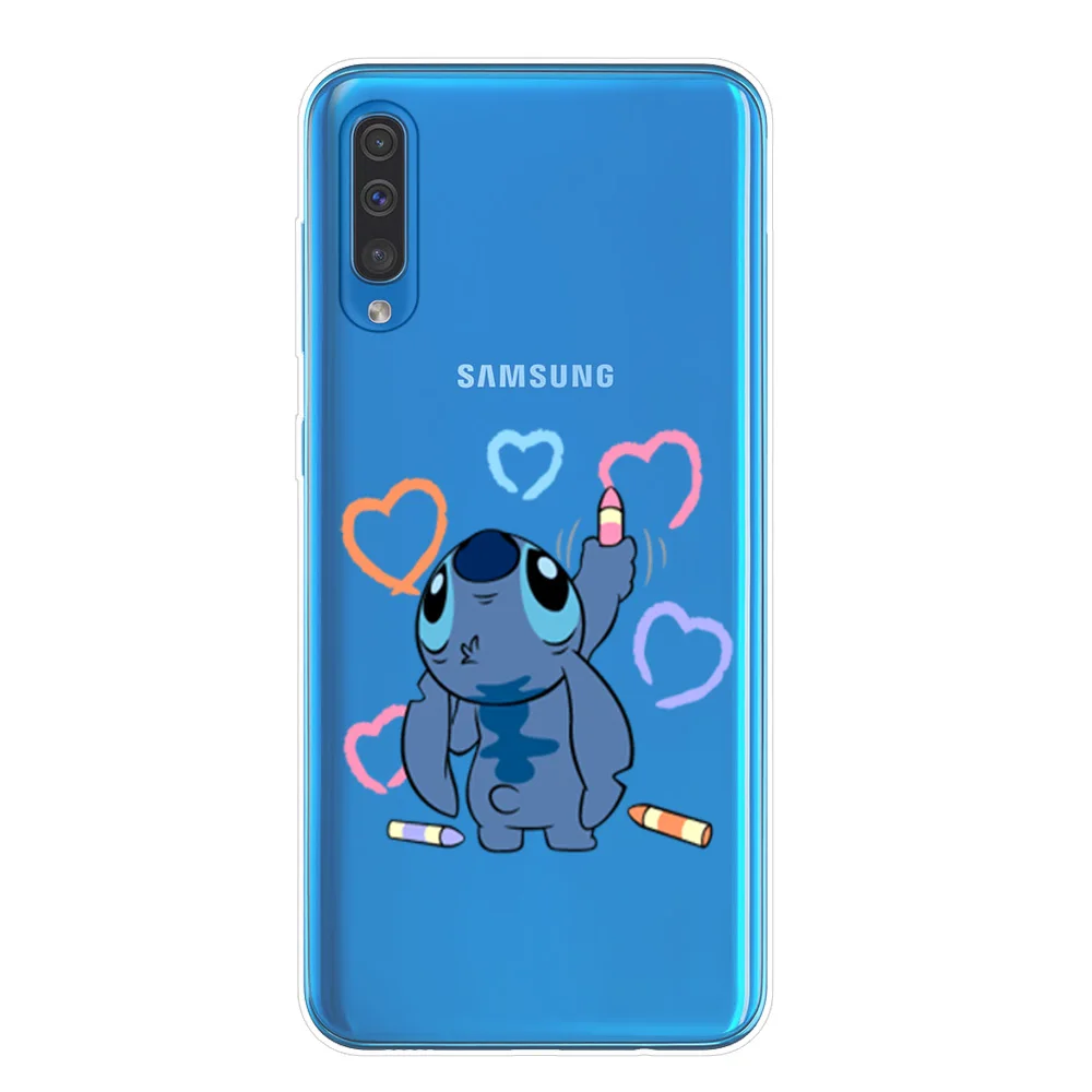 С рисунком героев из мультфильмов, телефонные чехлы для Coque samsung A10 A20 A30 A40 A50 A60 A70 A80 A6 A8 плюс A7 A9 Мягкая силиконовая накладка на заднюю панель