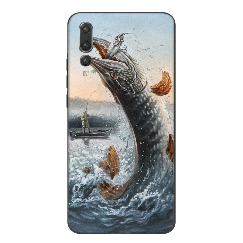 Чехол для телефона Desxz для huawei P30 P20 P9 P10 P8 Lite Pro P, умный чехол для охоты, рыбалки, художественная раковина для рыбы из ТПУ - Цвет: B8