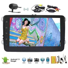 8” Radio for VW Volkswagen Jetta Golf Tiguan 2din Android 7.1 Head Unit Car Audio Stereo+Free Canbus+Wireless Backup Camera