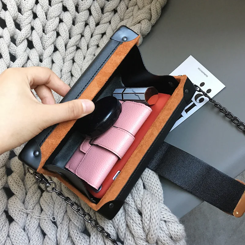 النساء مربع حقيبة مربع صغير سلسلة حقائب كتف حقائب و محفظة النساء Crossbody أكياس مخلب Bolsas Femininas