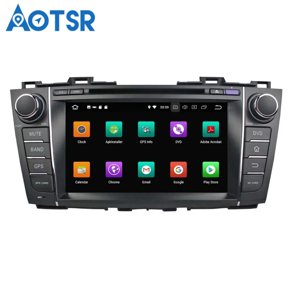 Aotsr Android 8 0 7 1 GPS навигация автомобильный DVD плеер для Mazda 5 Premacy 2009 2012 мультимедиа
