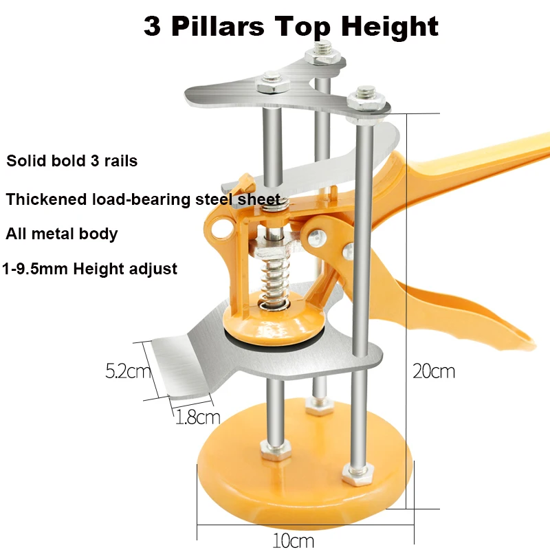 JoHigh 1 шт. локатор регулятор уровня стены подъемник увеличивающий 1-10 см регулятор высоты три столба