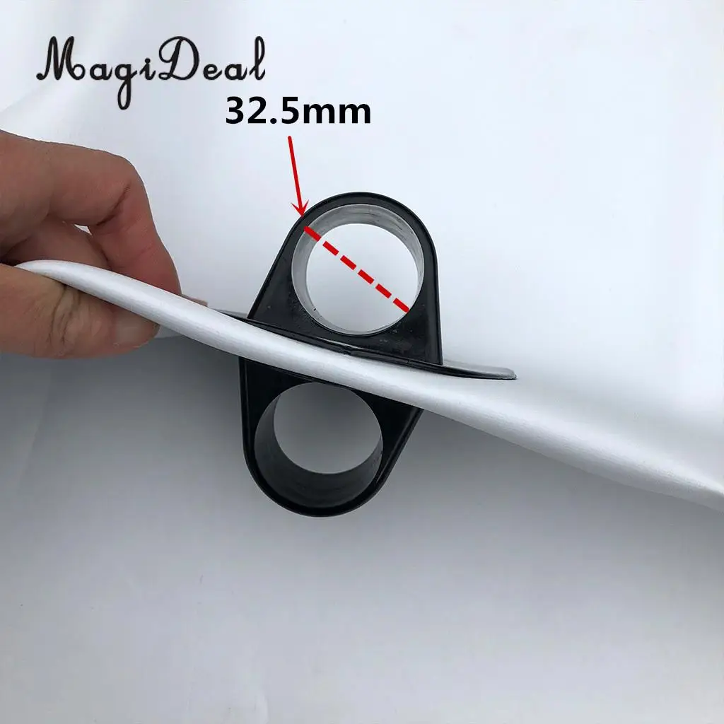 MagiDeal Kayak Canoe 2 Inflatable Outrigger Stabilizer with 2 Paddle Clip Rod Holder