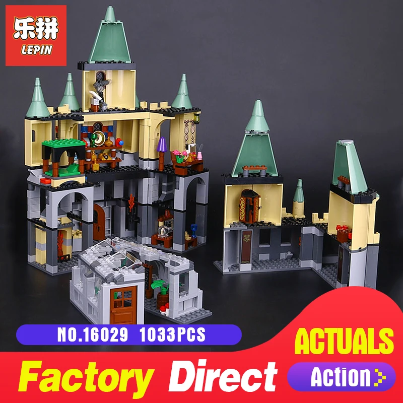 

1033Pcs Lepin 16029 Movie Series The magic Hogwort Castle Model Building Block Set Compatible with 5378 Kids Toy Model LegoINGly