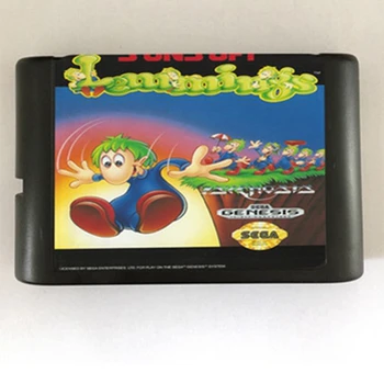 

Lemmings 16 bit MD Game Card For 16 bit Sega MegaDrive Genesis game console