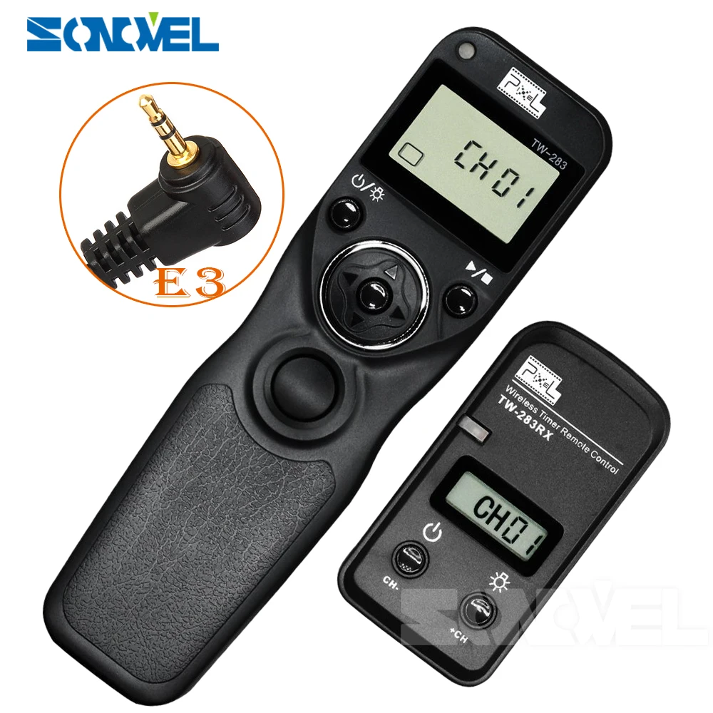 

Pixel TW-283 E3 Wireless Timer Remote Control for Canon EOS 1300D 1200D 1100D 1000D 760D 750D 700D 650D 600D 550D 500D 450D 400D