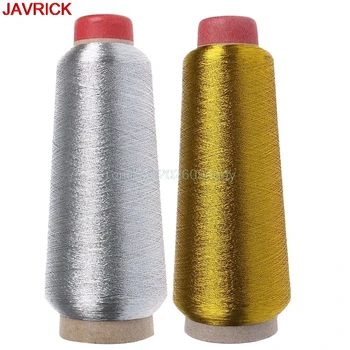 

1PC Sewing Machine Cone Threads Polyester Overlocking All Purpose Golden Silver #H058#