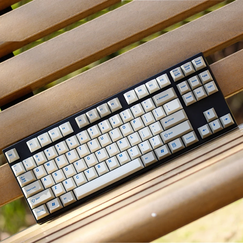 DHL Varmilo VA87 VB87 Wired/Bluetooth Enjoypbt Keycaps Russian Letters ...