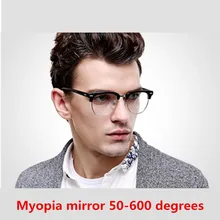 Металлическая полная оправа, половинная оправа, художественная ретро-звезда, Джокер, мужские и женские оптические очки, от-0,5 до-6,0 градусов, новые продукты