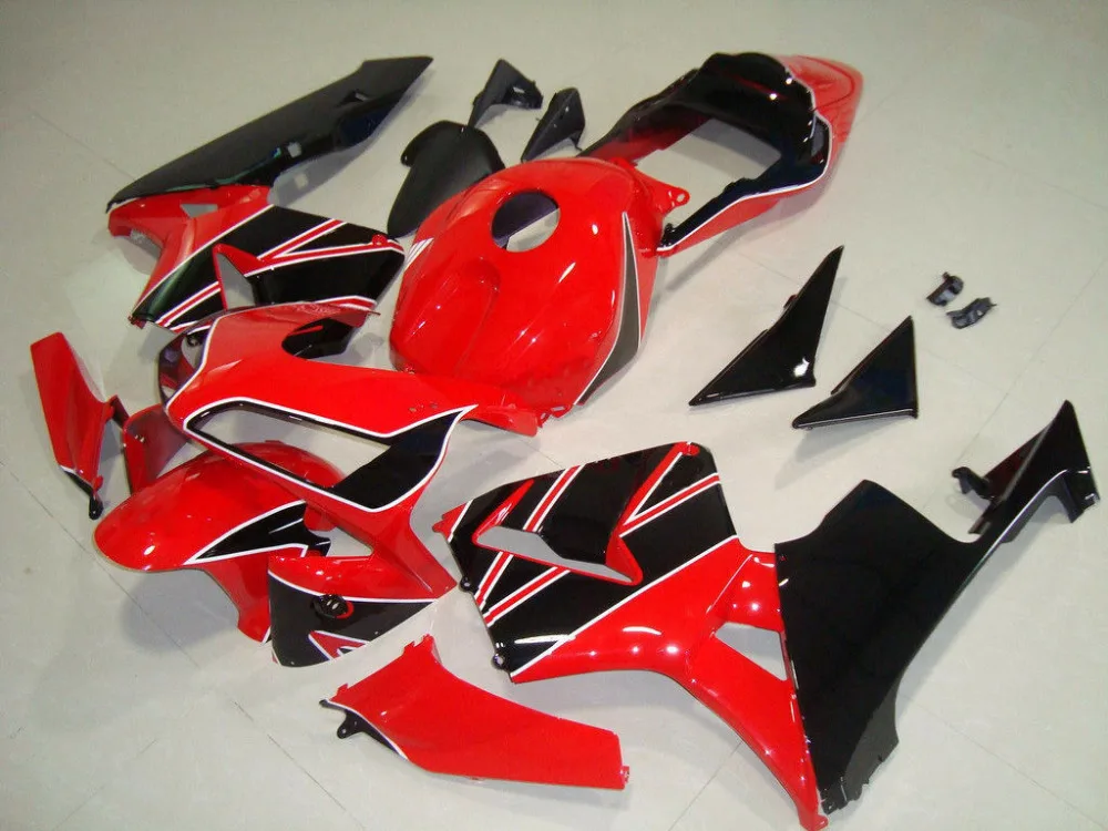 

Black/ RED Motorcycle Fairing Complete Bodywork ABS Injection Molded Kit Set For Honda CBR 600RR 03 04 CBR600RR 2003-2004