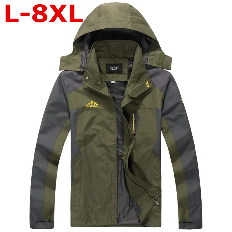 Taille Veste La Imperméable Homme Nouveau 3 1 Hommes 7xl 5xl De Casual 2018 vent Coupe 5 8xl 2 L'armée Plus Vestes Étanche 6xl Respirant 4 6 Manteaux XOPkZulwTi