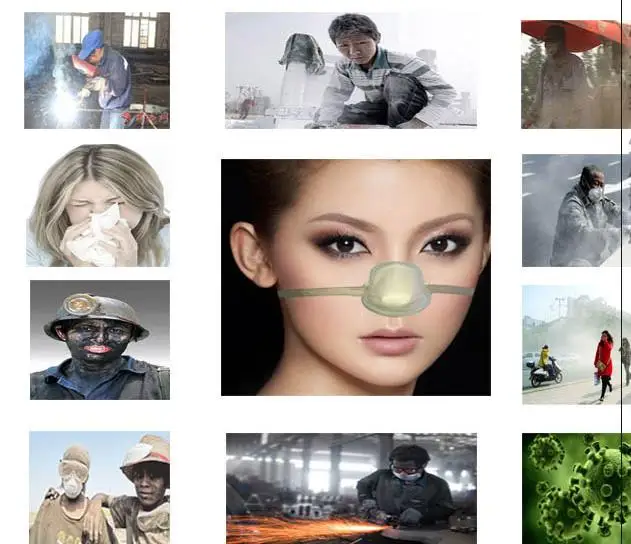Anti-fog dust-proof masks Industrial dust workshop masks breathable nasal masks 10 filters face mask