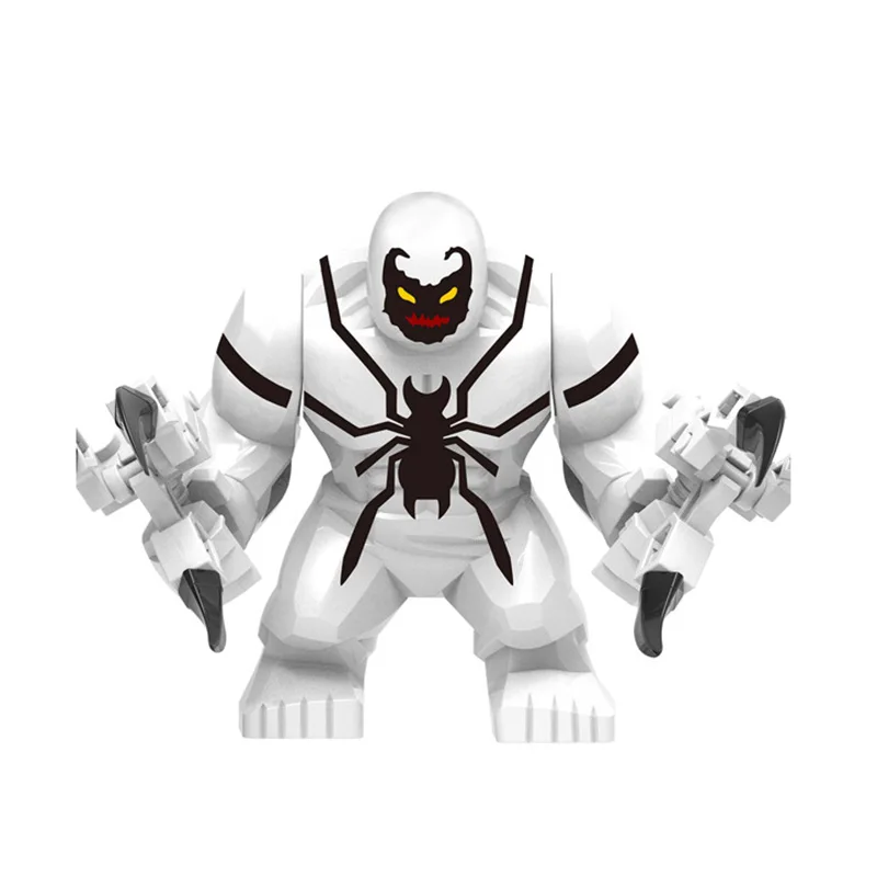 

1pc Building Blocks Avengers 4 Endgame Space Anti-Venom Spider Man Hulk Iron Man Thanos Figures For Children Collection Toys
