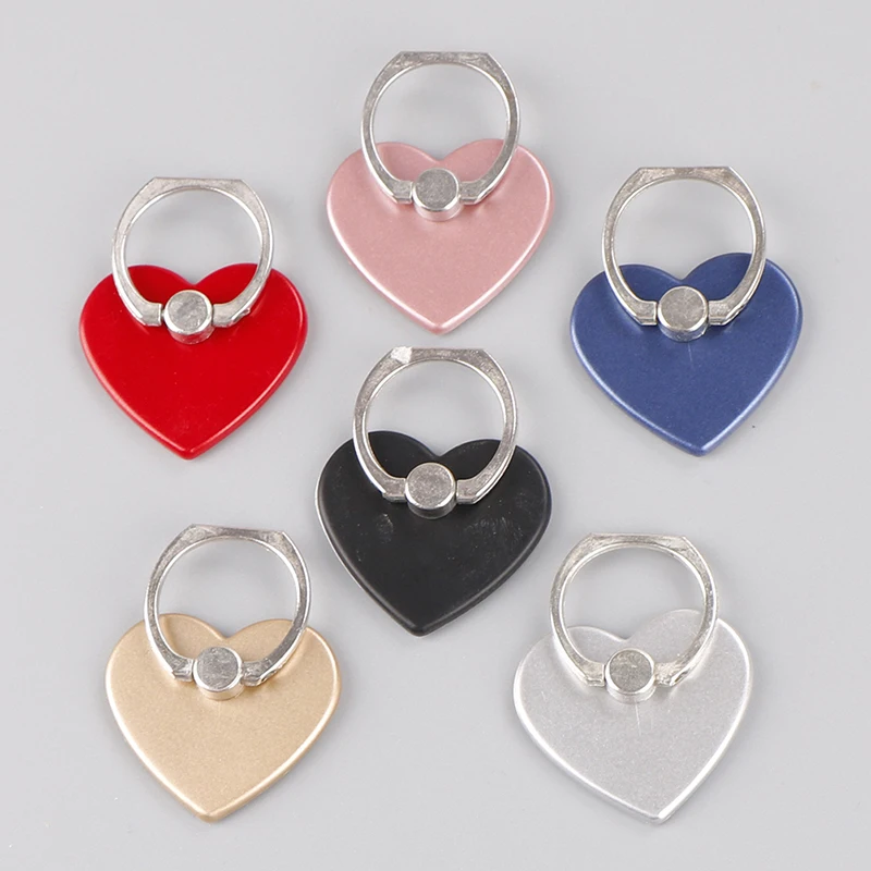 360 degree Love Heart Phone Holder Degree Holder For Phone Ring Handset Bracket For Desktop Tablet For Samsung Huawei Xiaomi