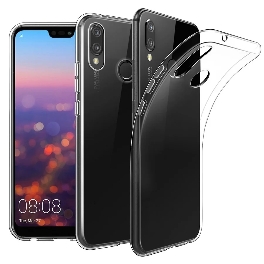 P20PRO Transparent Cover For Huawei P20 Pro Case Soft Silicon Clear TPU