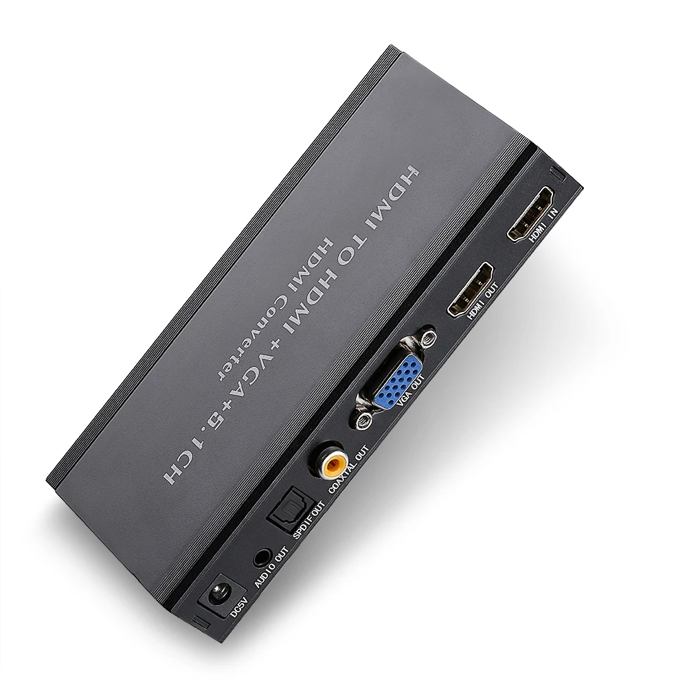 HDMI Digital Audio Decoder HDMI to HDMI / VGA / SPDIF / COAXIAL/5.1