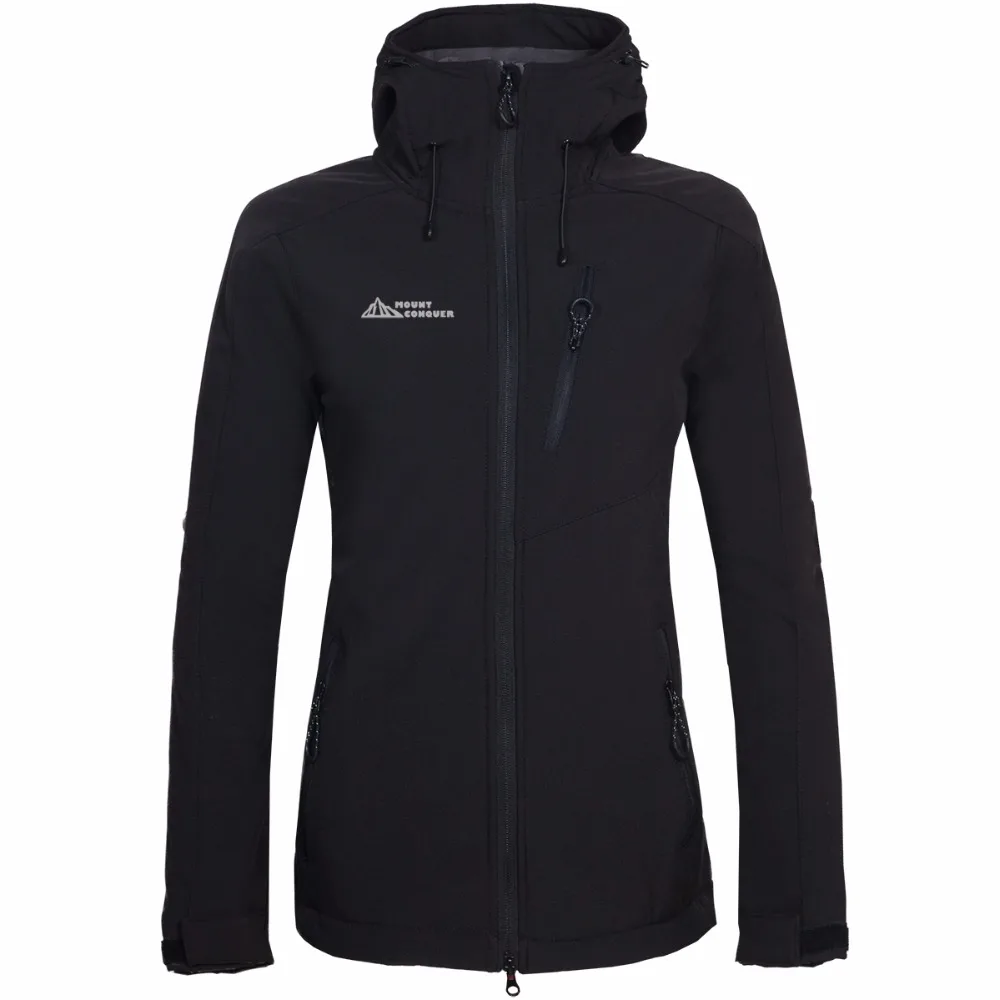 2019 Women Hiking Jacket Softshell Jacket Fleece Waterproof Windproof