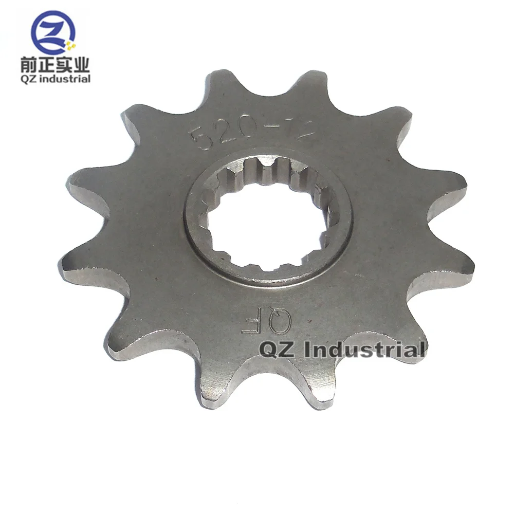 QZ промышленный и мотоцикл QM200 GS200 QS200 DR200 GXT200 QM200GY 520-12 T 520 12 T маленькая звездочка