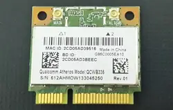 Ssea Новый WI-FI BT Bluetooth 3.0 Беспроводной карты для Atheros qcwb335 qca9565 Половина Mini pci-e 802.11n Бесплатная доставка