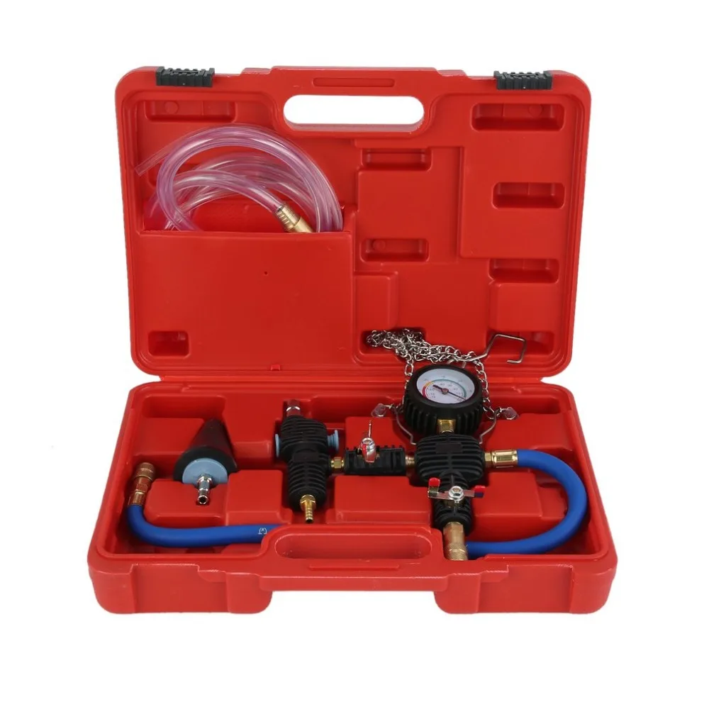

Newest Coolant System Antifreeze Injector Car Refill Cooling Pumps Kit Cooling System Filling Bleeder Universal Radiator Set