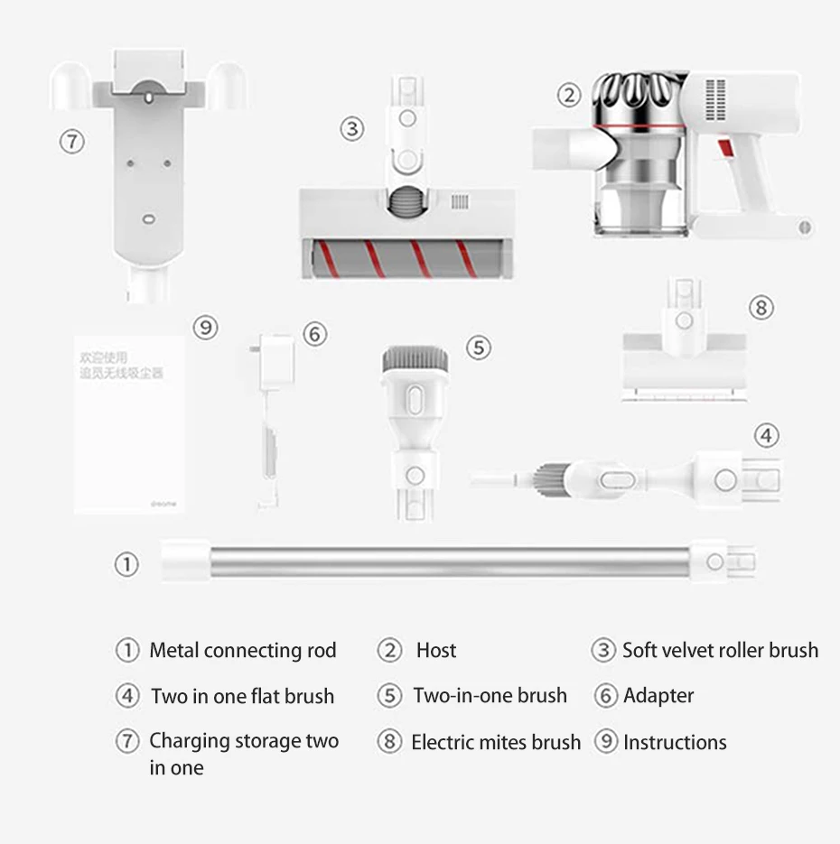 Xiaomi Dreame V9P ручной пылесос моющий бытовой портативный беспроводной Циклон 20 кПа всасыватель, пылесборник для домашнего автомобиля
